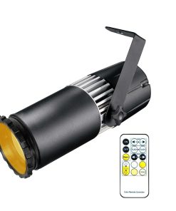 Pinspot LED blanco doble SENLAN de 15W (enfoque manual)