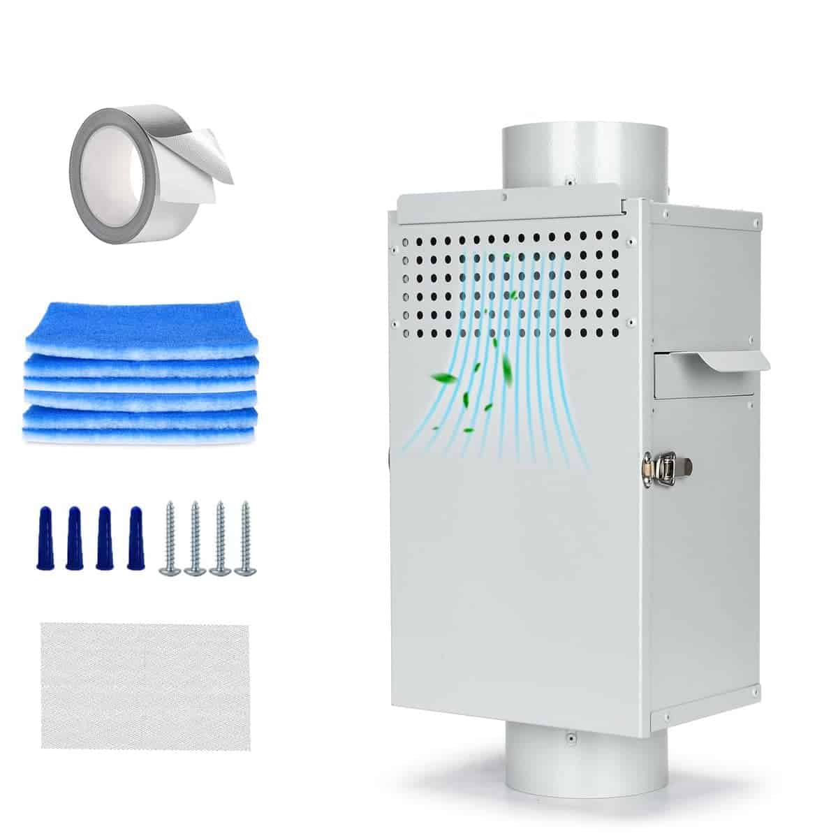 Kit de ventilación interior mejorado de acero galvanizado 3