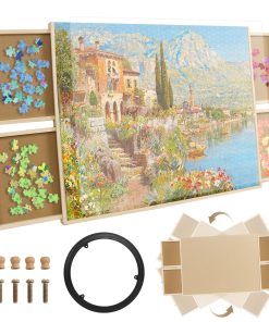 Tablero de rompecabezas giratorio Tacsal de 1000 piezas con