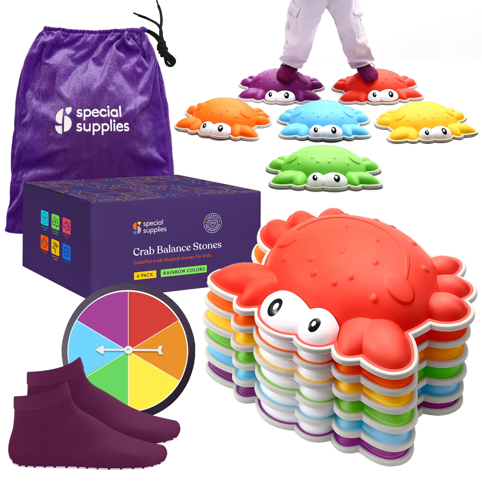 Bloques de equilibrio para niños Special Supplies Crab para - Imagen 9