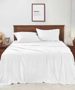 Juego de sábanas de lujo California King Size GOKOTTA, 4