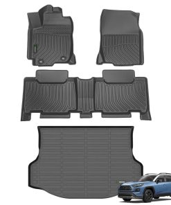 ANBINGO Tapetes para Piso y Forro de Carga para RAV4