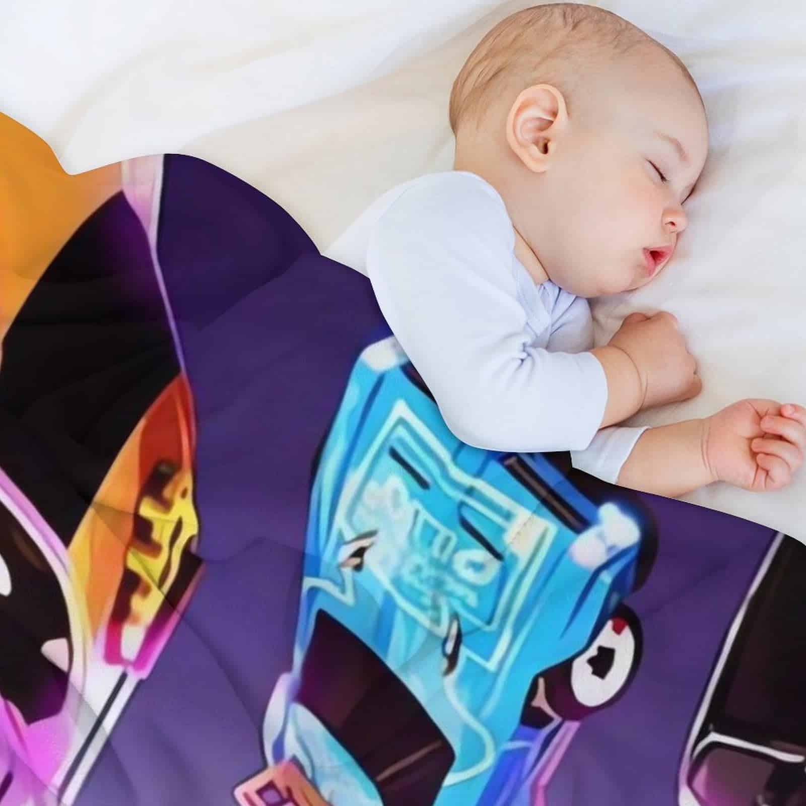 Manta de felpa de franela suave impresa con el juego Rocket - Imagen 8