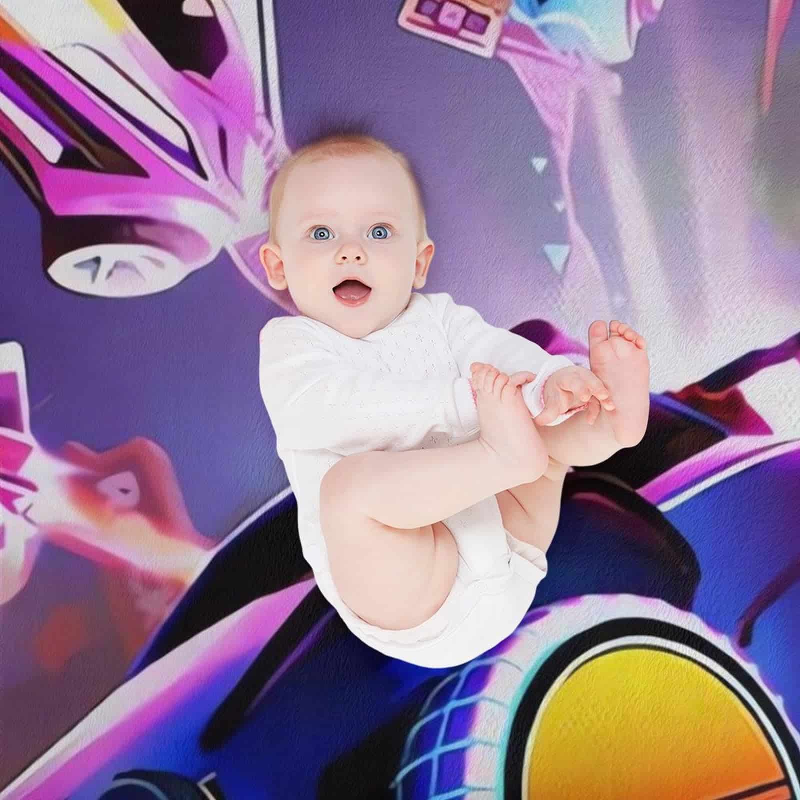 Manta de felpa de franela suave impresa con el juego Rocket - Imagen 9