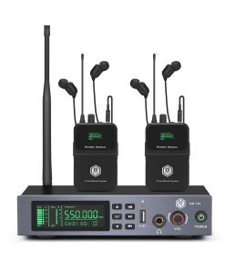 Sistema de Monitor Inalámbrico EM100 UHF de 1 Canal con 2