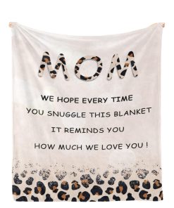 Manta del Día de la Madre Regalos de Mamá de Hija Hijo,