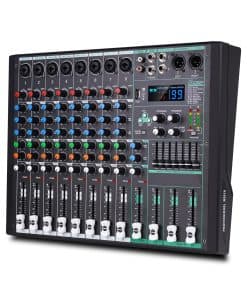 Yamnweo MIX-8 Mezclador de DJ, Mezclador de Audio DJ de 8