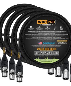 4 Unidades - 5 Pies - Cable WBC-PRO-Quad Ultra-Silencioso