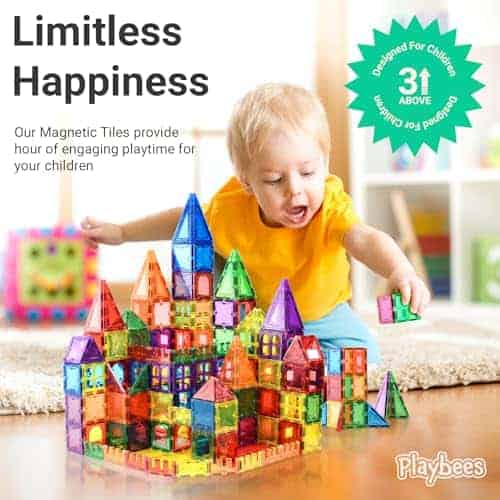 Bloques Magnéticos Playbees para Niños de 3 4 5 6 7 8- - Imagen 6