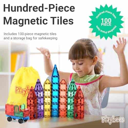 Bloques Magnéticos Playbees para Niños de 3 4 5 6 7 8- - Imagen 5