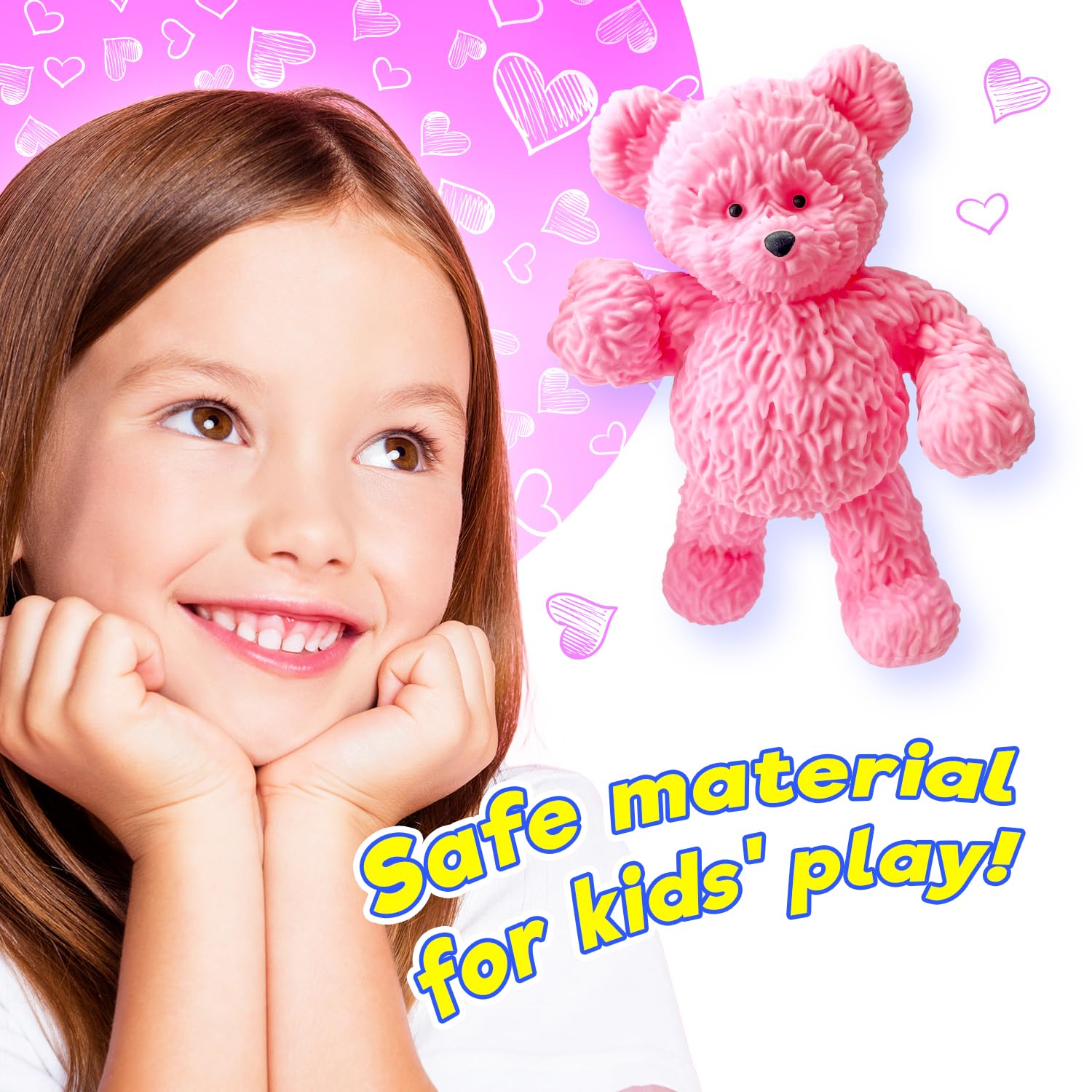 Juguete JA-RU Jumbo Squishy Gummy Bear (12 Osos Surtidos) - Imagen 6