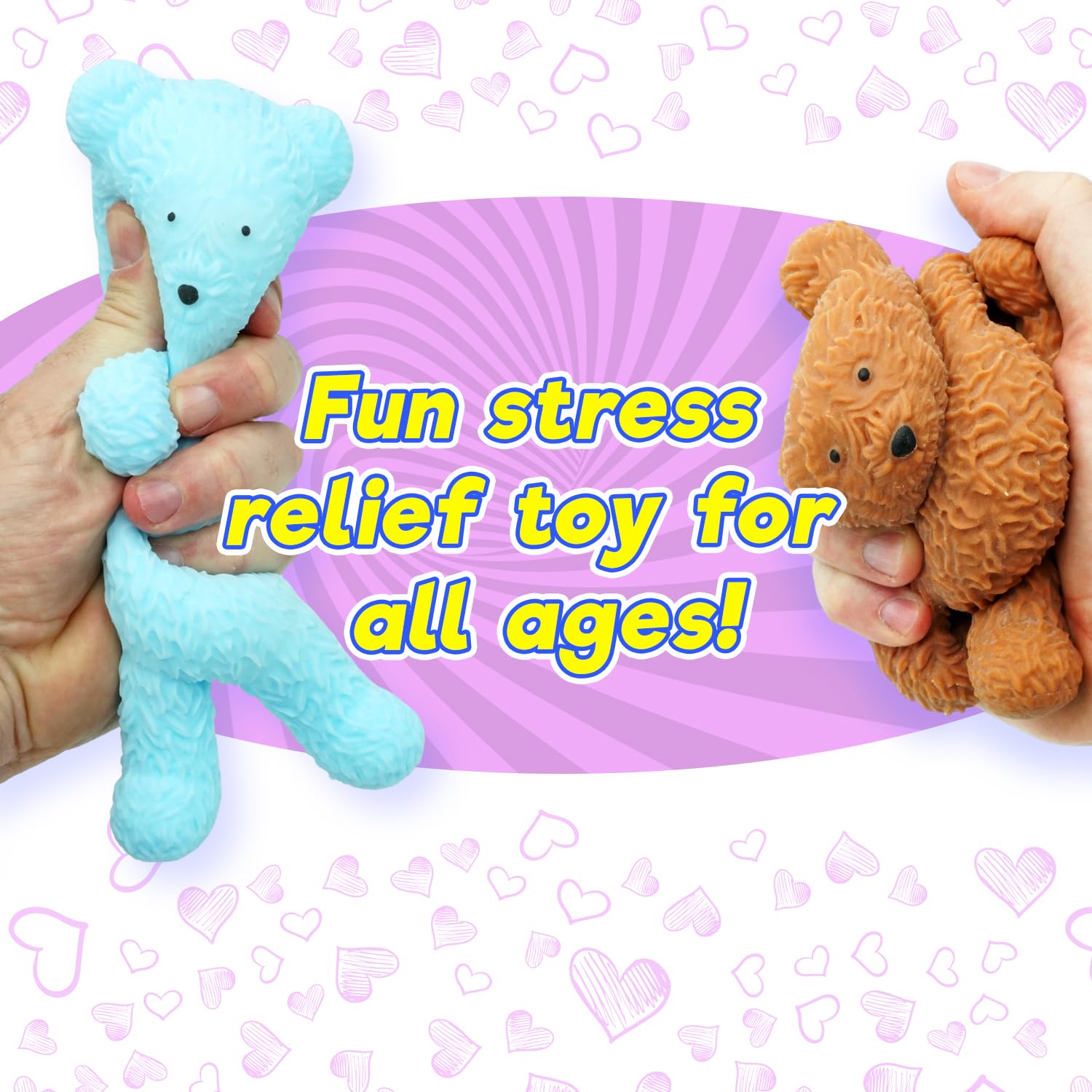 Juguete JA-RU Jumbo Squishy Gummy Bear (12 Osos Surtidos) - Imagen 7