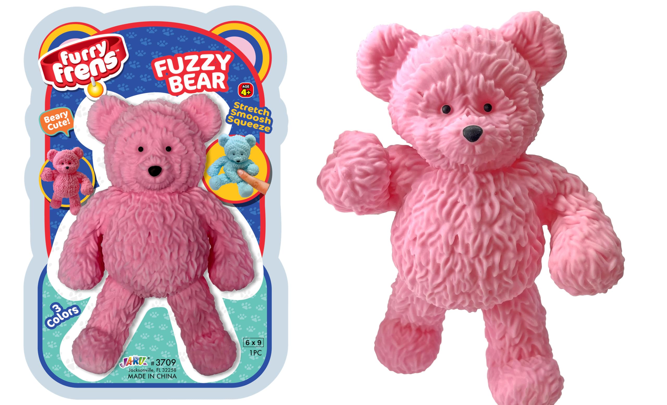 Juguete JA-RU Jumbo Squishy Gummy Bear (12 Osos Surtidos) - Imagen 10