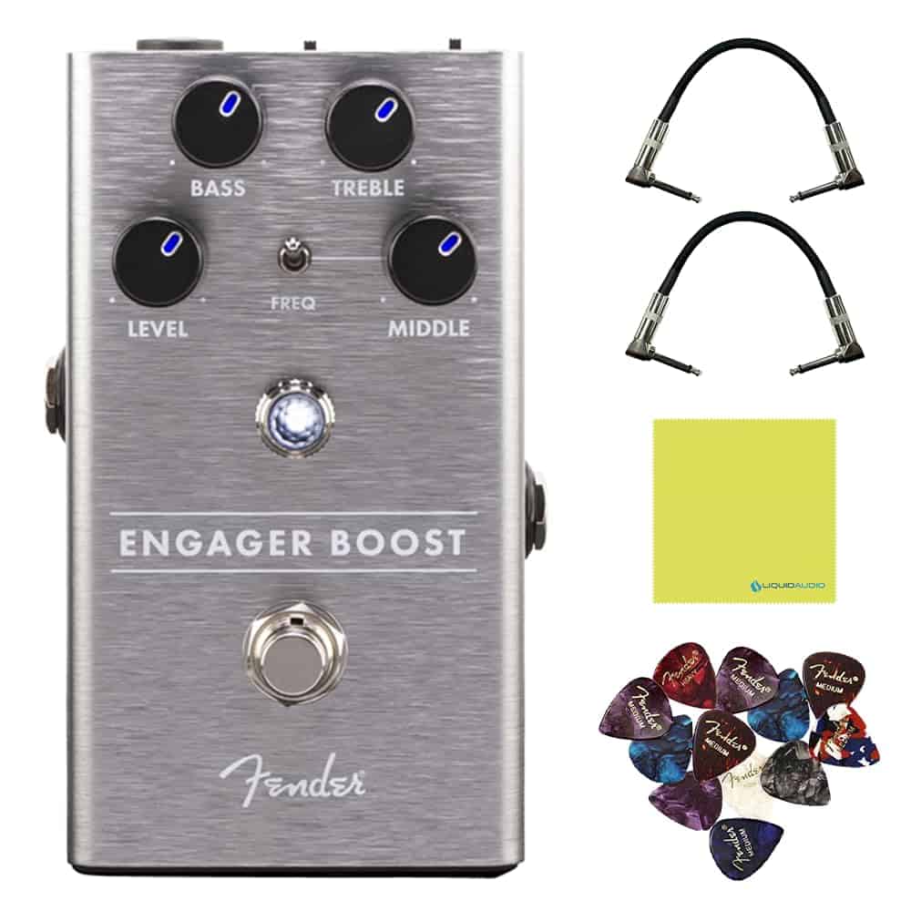 Pedal de Efectos Fender Engager Boost con Paquete de 2