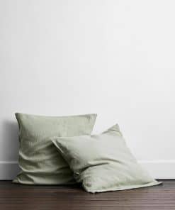 Funda de Almohada de Lino Bed Threads - 100% -Salvia