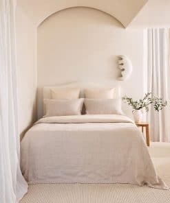 Colcha de lino Bed Threads - 100% lino francés y rayón