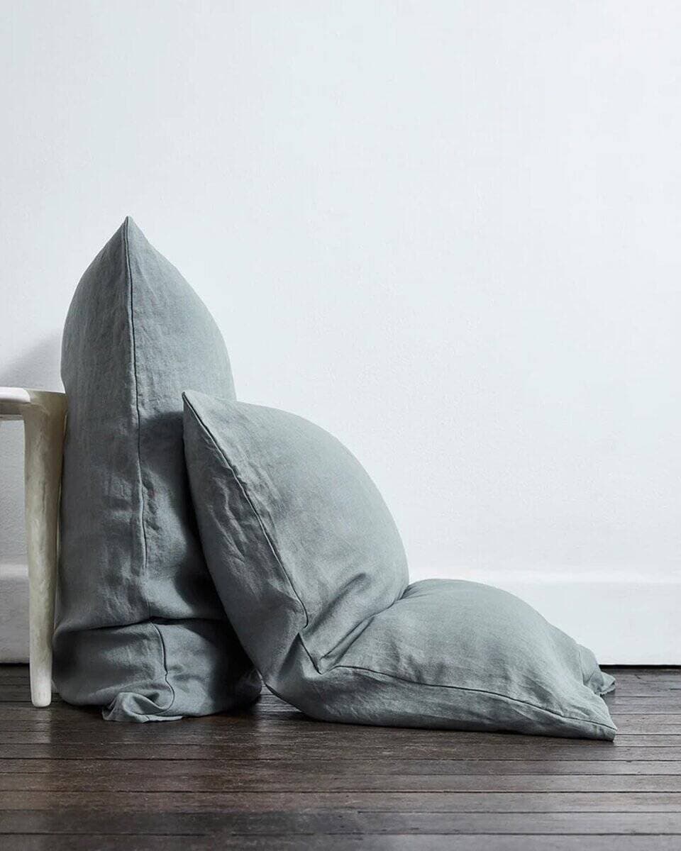 Fundas de Almohada de Lino Bed Threads - 100% -Mineral