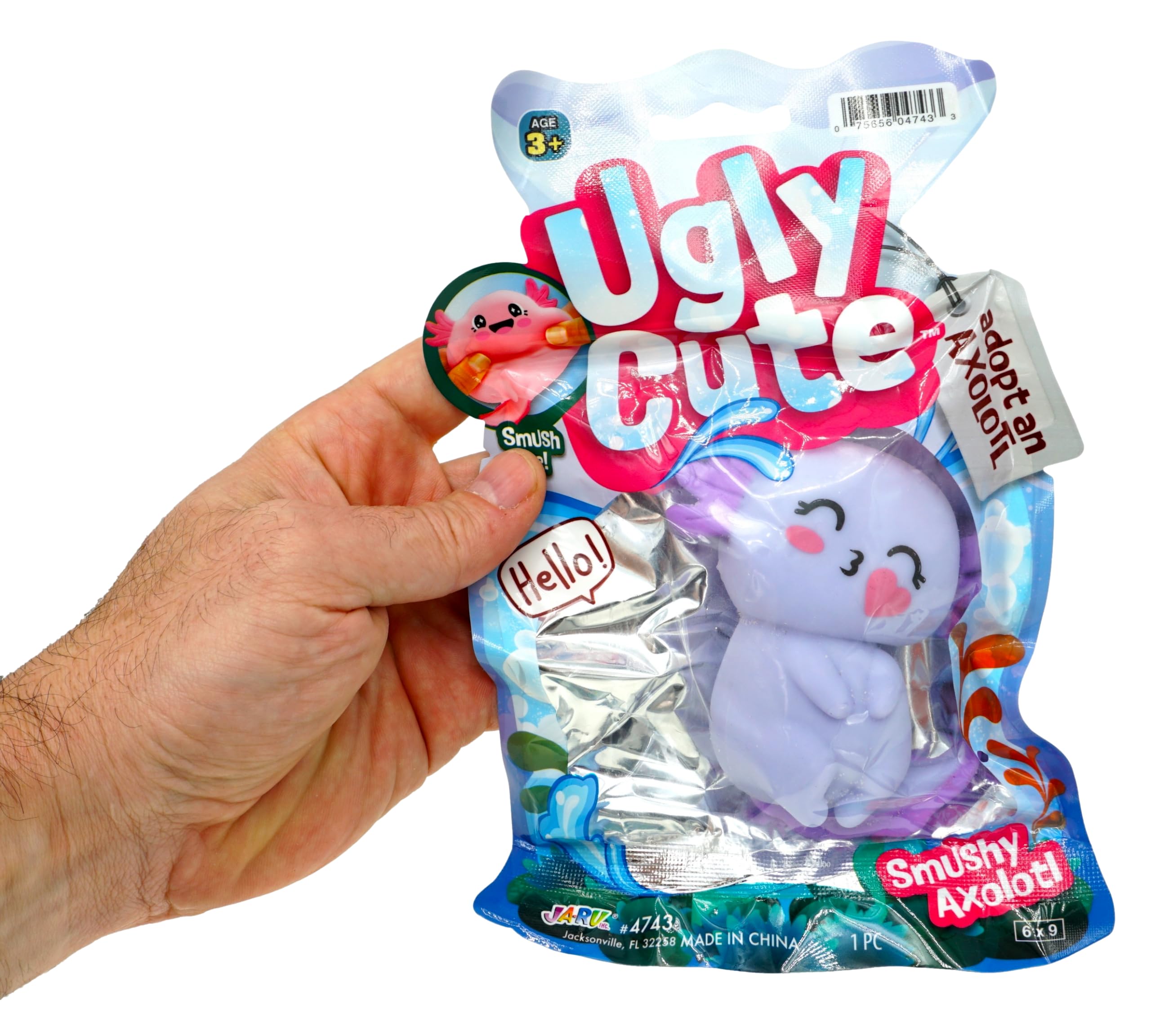 Juguete de Axolote Rellenito JA-RU Smushy (12 Unidades - Imagen 10