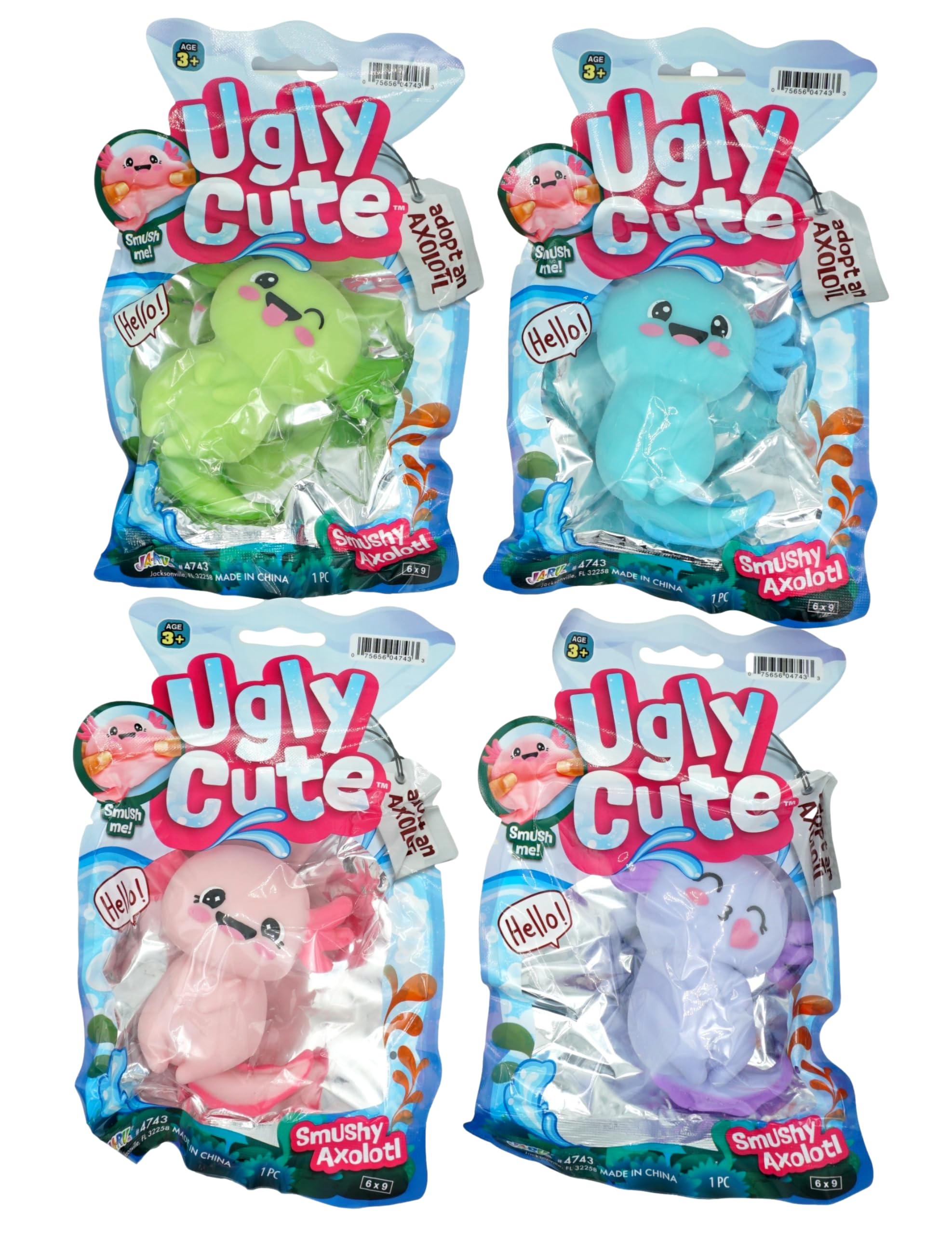 Juguete de Axolote Rellenito JA-RU Smushy (12 Unidades - Imagen 5
