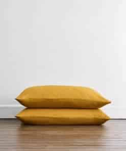 Funda de Almohada de Lino - 100% Lino Francés - Lujo y