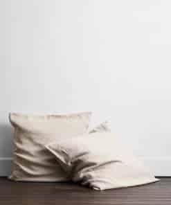 Funda de Almohada de Lino Bed Threads - 100% -Avena