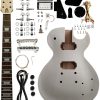 Kit de guitarra eléctrica DIY inacabada BYXSZ, 6 cuerdas