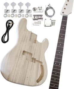 Kit de Bajo Eléctrico DIY BYXSZ Estilo PB de 4 Cuerdas para