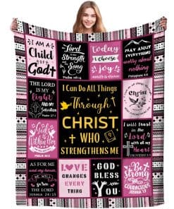 Manta Cristiana para Pensamientos Inspiradores Versículos