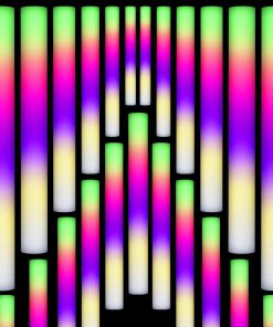 110pcs Bastones de Espuma Lumínicos Led con 3 Modos de