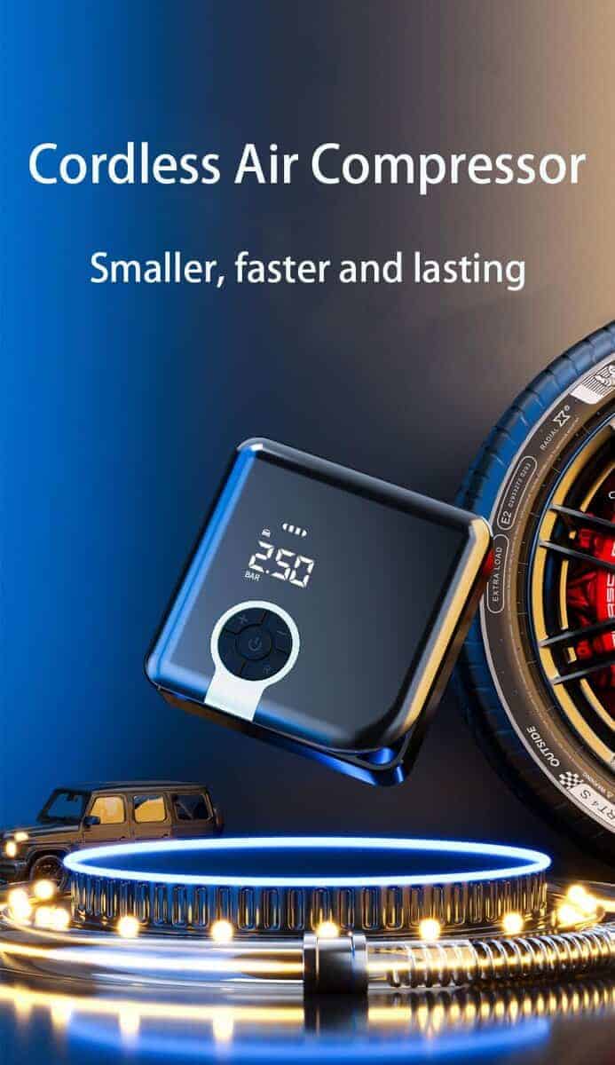 Compresor de aire portátil Zannful Tire Inflator, Bomba de - Imagen 3