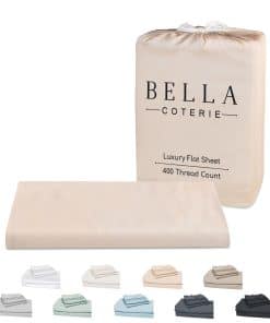 Bella Coterie Luxury Bamboo King Size Flat Sheet | 100%