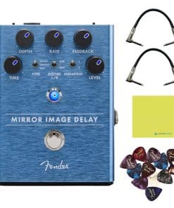Pedal de Efectos de Delay Fender Mirror Image con Cable de