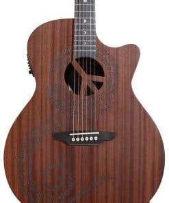 Guitarra Acústica-electrica Luna Gypsy Maluhia Peace de
