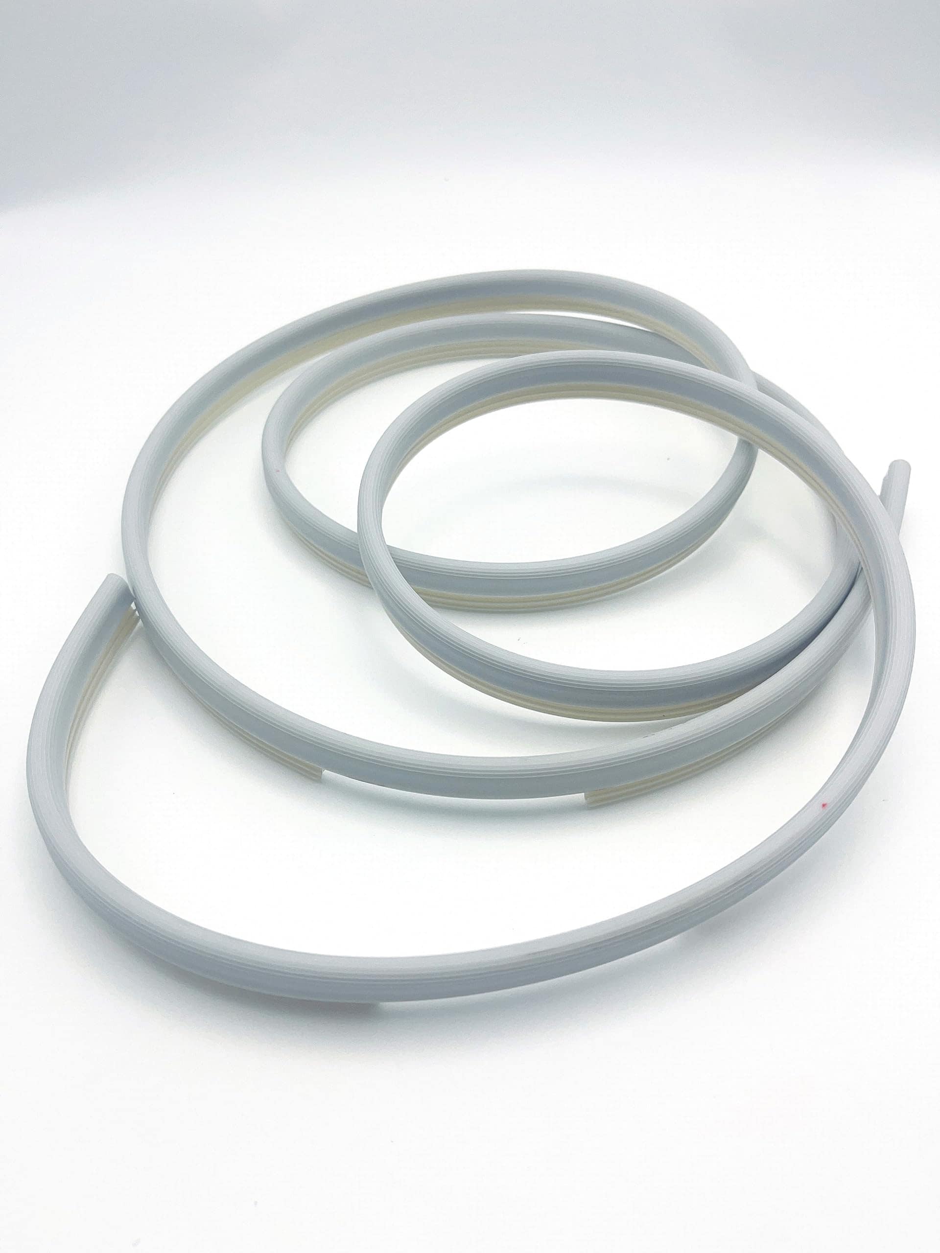 Sello de goma para puerta de lavavajillas WD8X229 (Blanco) - Imagen 4