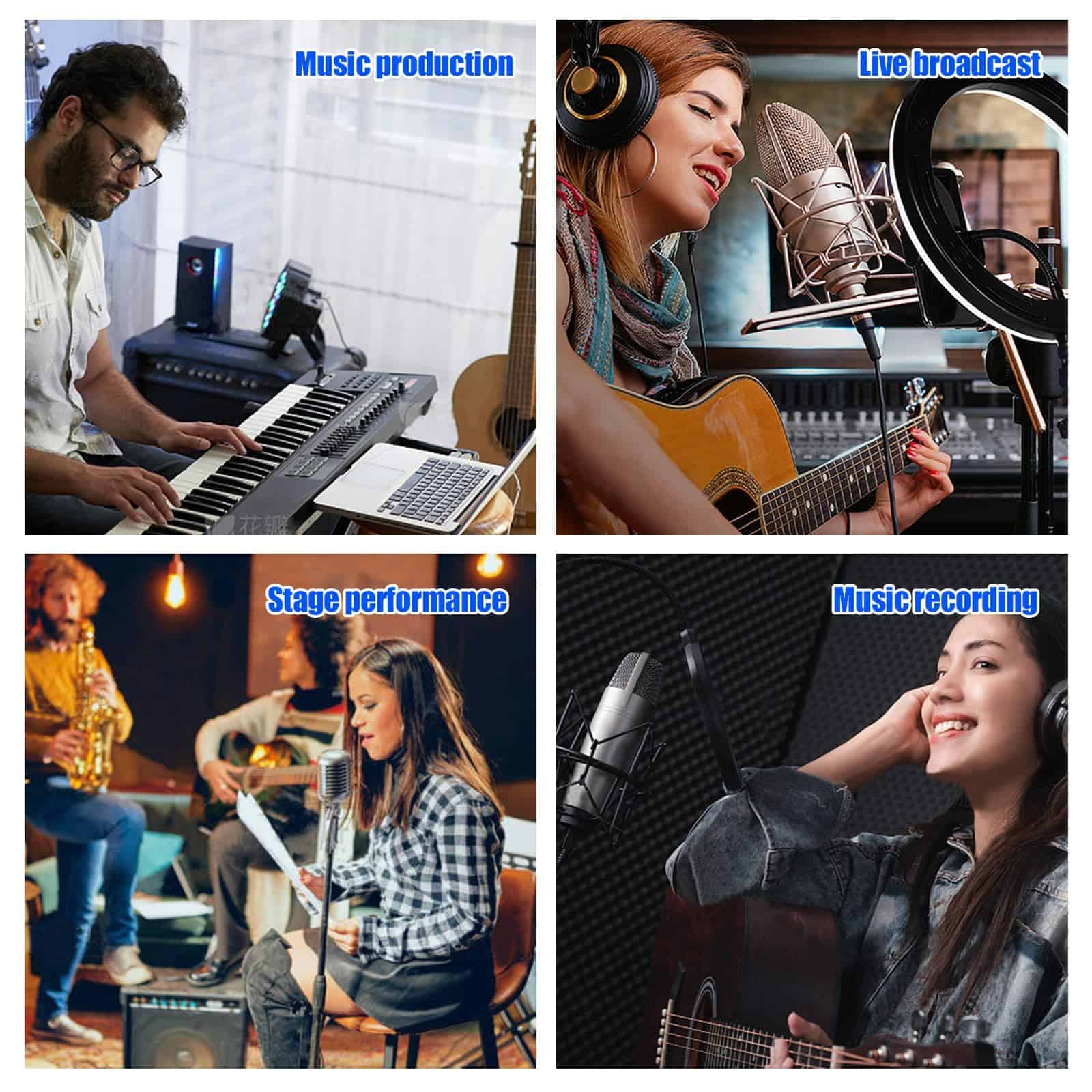 Mezcladora de Audio Profesional Yamnweo XF8 Consola de - Imagen 10