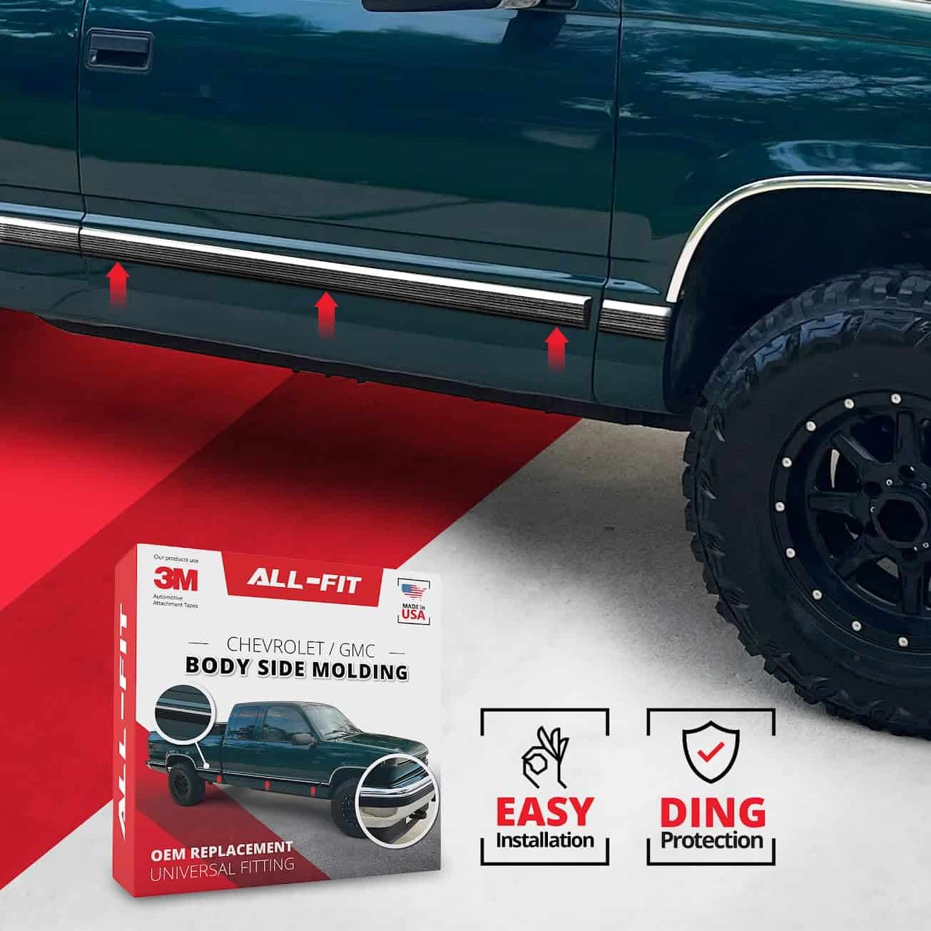 Moldura lateral de carrocería de reemplazo para 1988-99 - Imagen 5