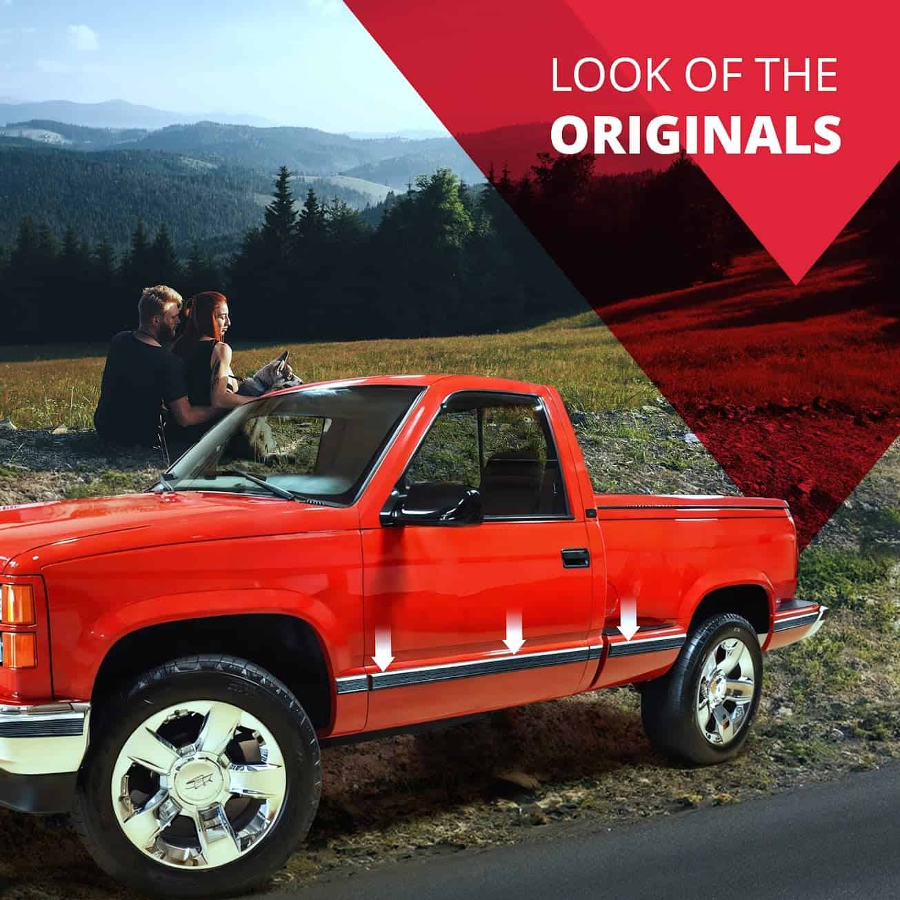 Moldura lateral de carrocería de reemplazo para 1988-99 - Imagen 6