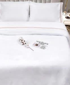 Juego de Sábanas de Lujo para Mujeres y Hombres de Hotel de