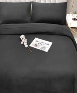 Juego de sábanas de 4 piezas Bedlovesoft King Size Bordado