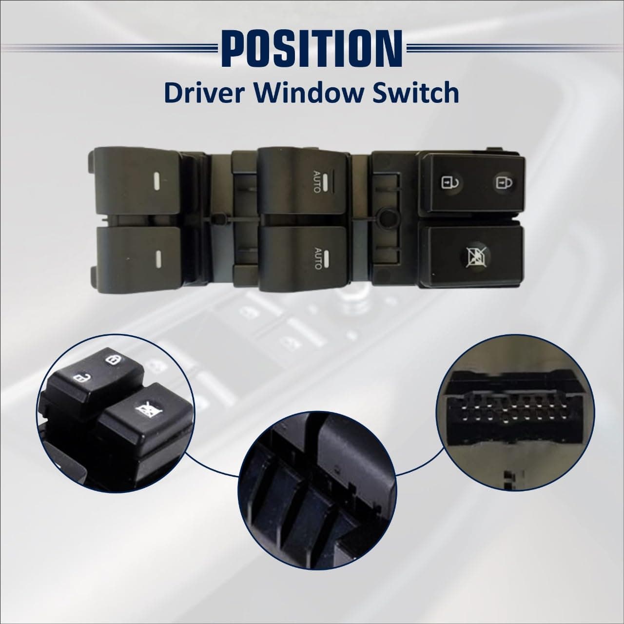 Interruptor de ventanas para Hyundai Ioniq | Parte de - Imagen 5
