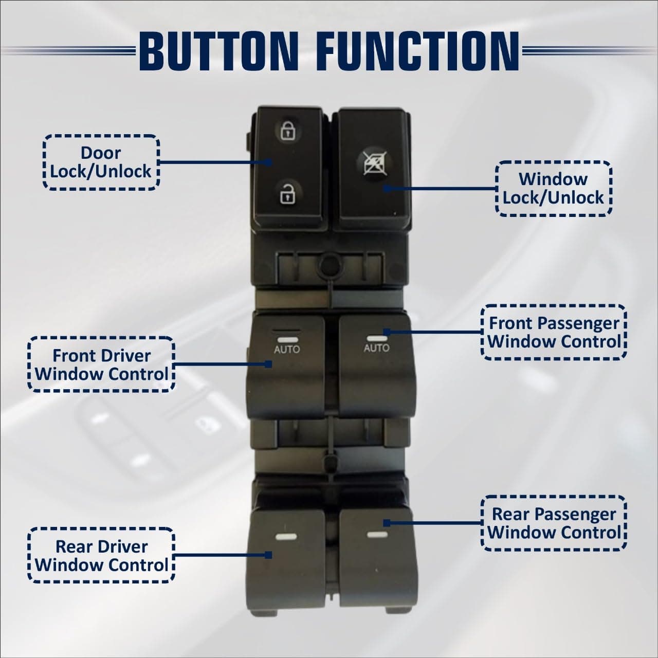 Interruptor de ventanas para Hyundai Ioniq | Parte de - Imagen 4