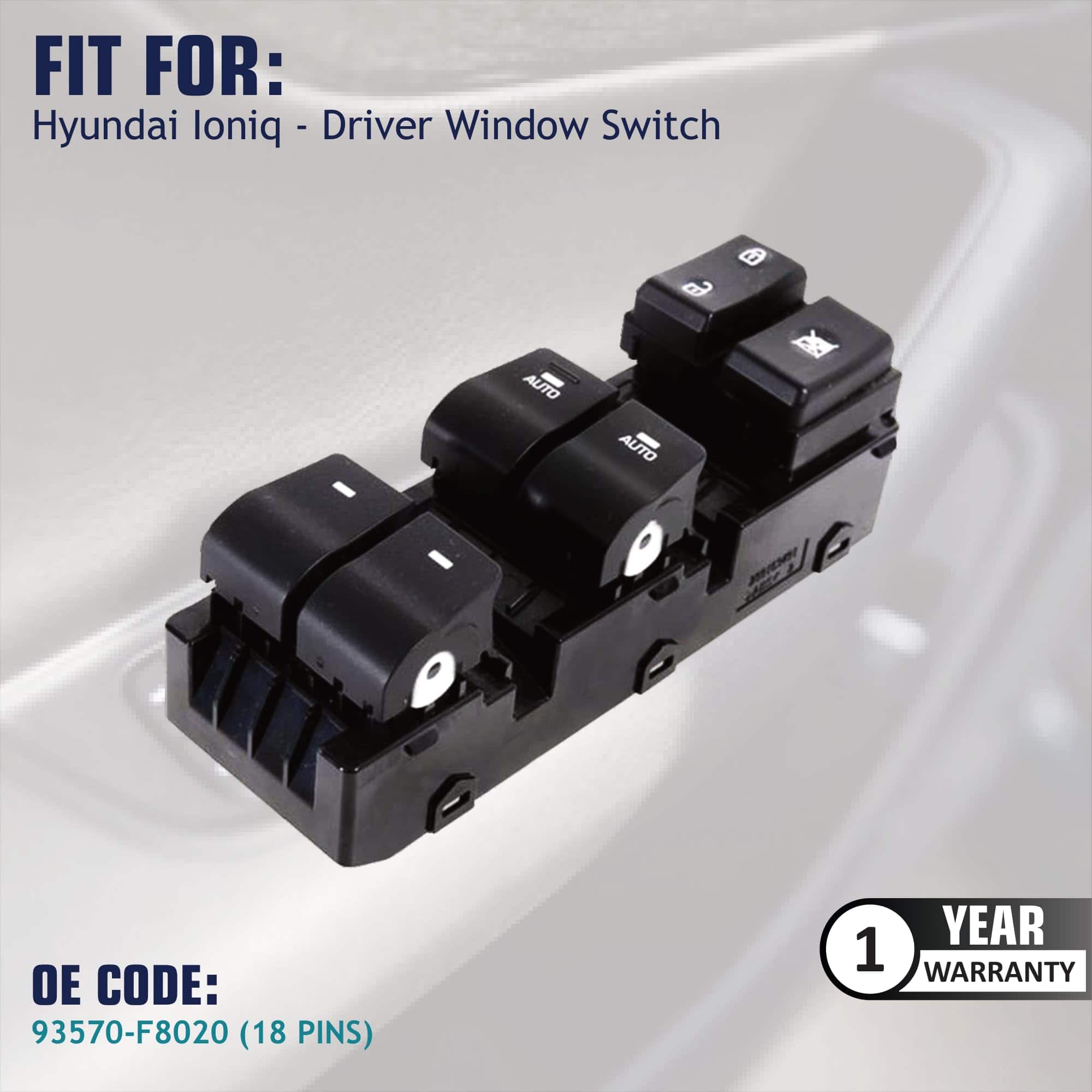 Interruptor de ventanas para Hyundai Ioniq | Parte de - Imagen 7