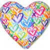 Almohada de Microperlas en Forma de Corazón con Diseño de