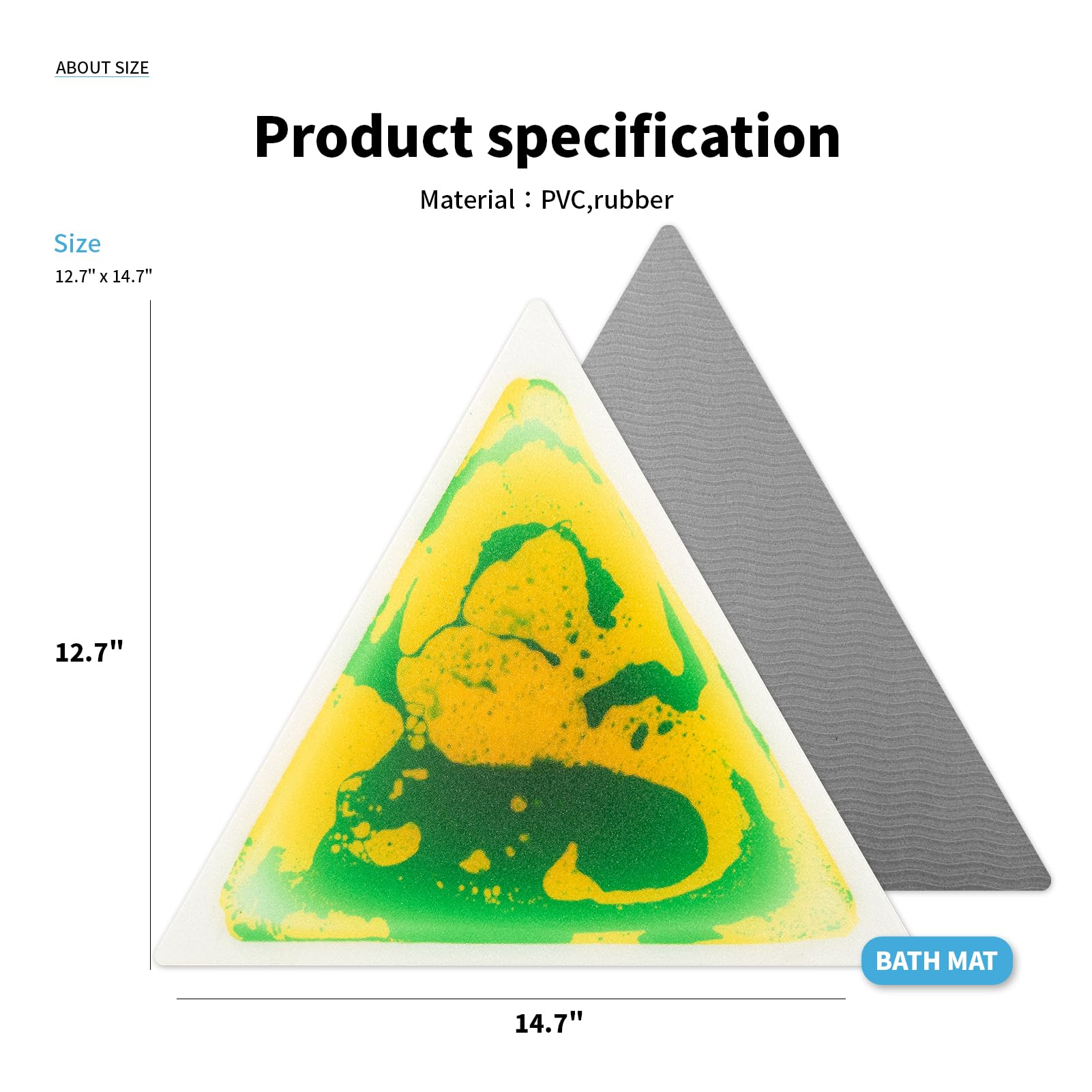 Art3d 6-Pack Triángulo Líquido Azulejos Sensoriales para el - Imagen 6