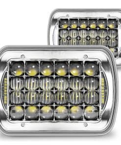 Faros LED TRUE MODS 7x6 5x7 para Jeep Wrangler -Cromo