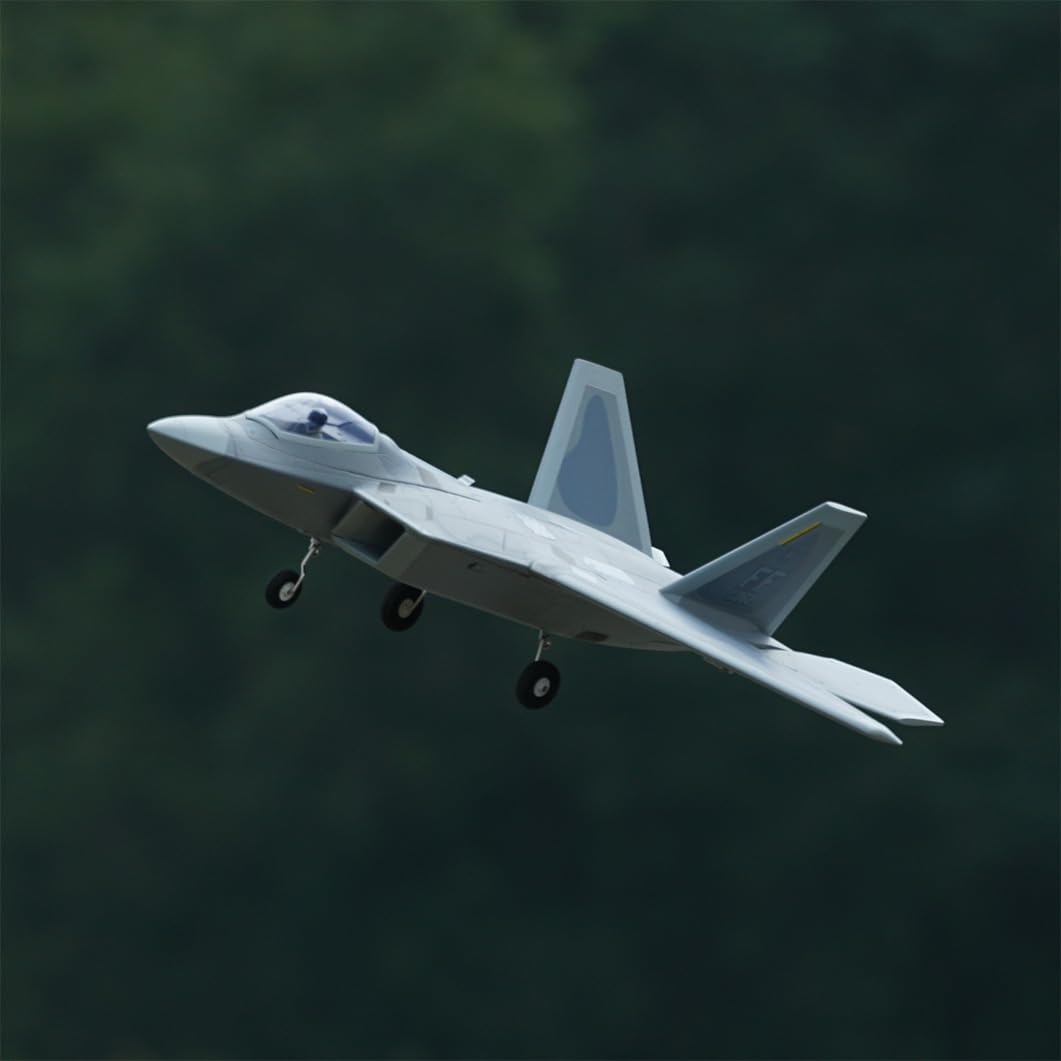 Avión RC XFLY-MODEL F-22 Raptor Twin 40mm EDF PNP 4S - Imagen 8