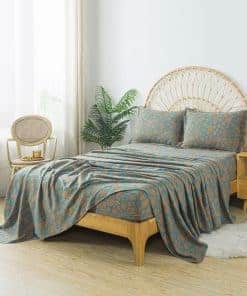 Juego de Sábanas Softta Vintage Paisley para Cama