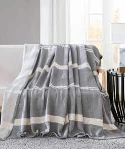 Manta de algodón 100% muselina para cama Queen 90� x 92�