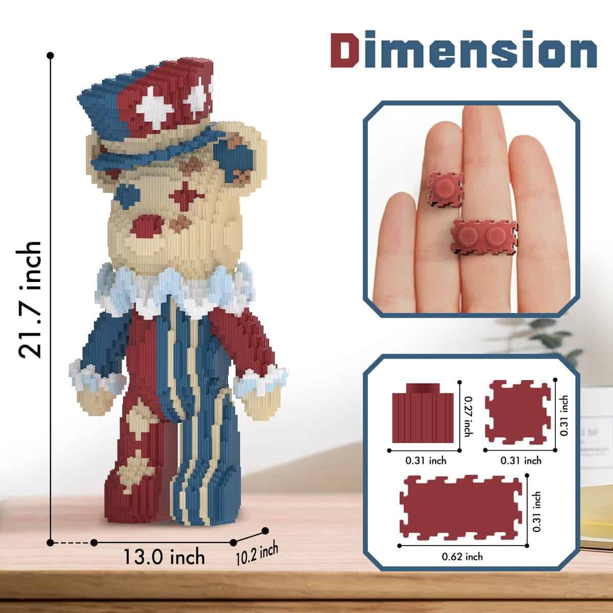 Bloques de Construcción de Osos MEIGESI (6000PCS) | Modelo - Imagen 3