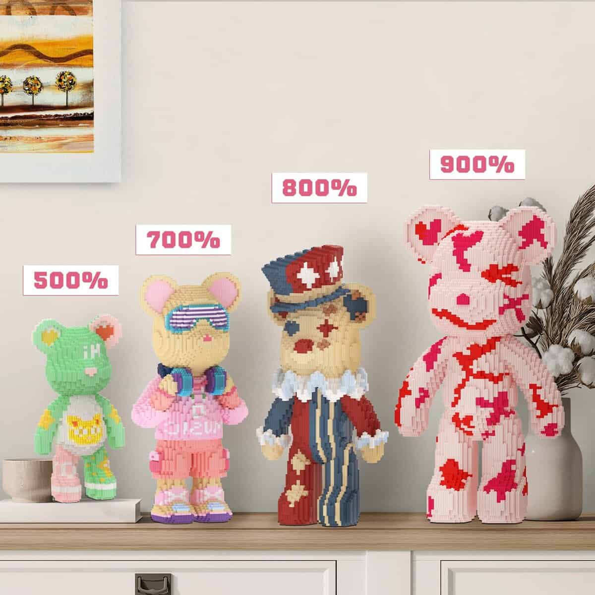 Bloques de Construcción de Osos MEIGESI (6000PCS) | Modelo - Imagen 8